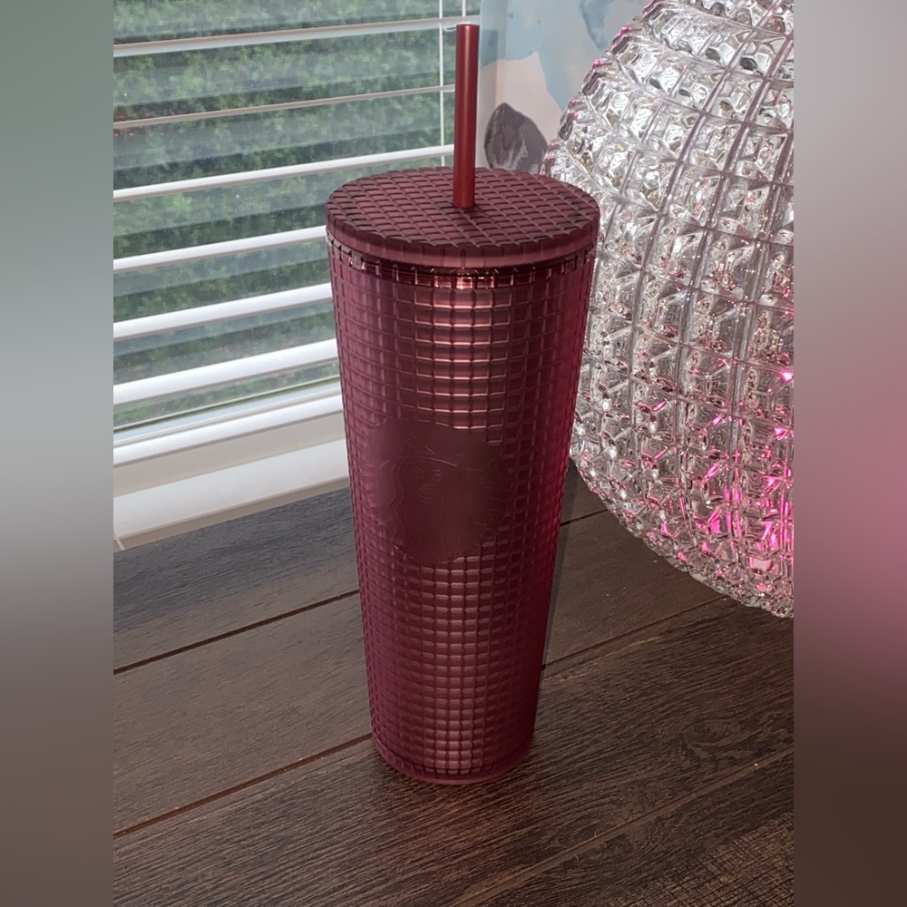 Starbucks Pink Jelly Grid Soft Touch Tumbler Venti 2023 - Picture 6 of 15